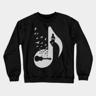 Musical note - Ukulele Crewneck Sweatshirt